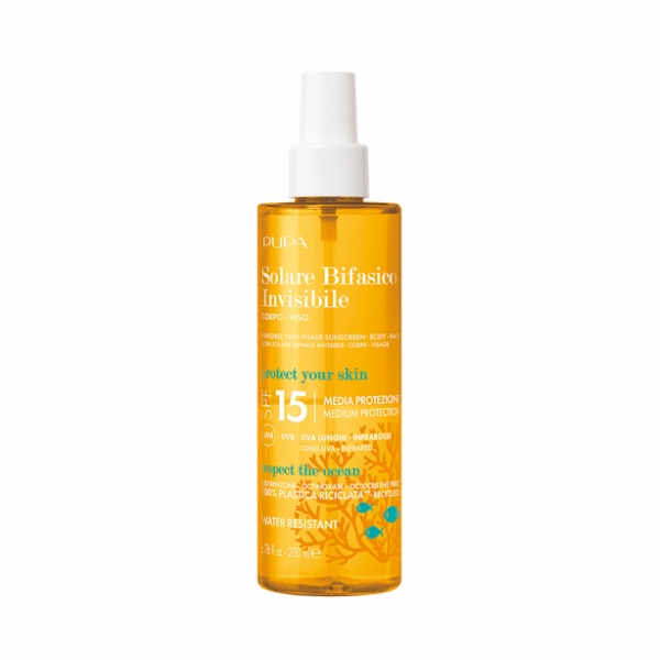 Sunscreen Invisible Two-Phase SPF 15