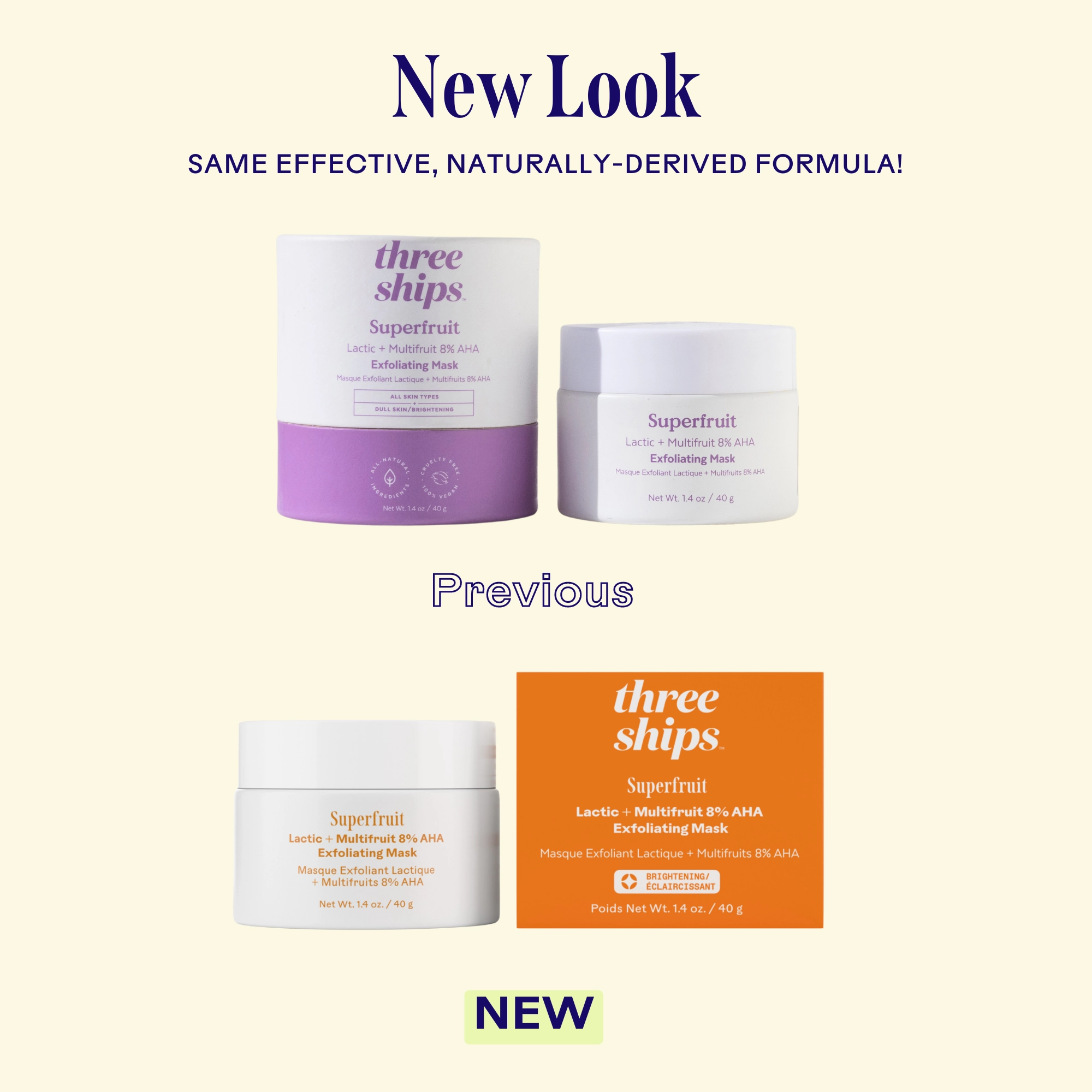 Superfruit Lactic   Multifruit 8% AHA Exfoliating Mask