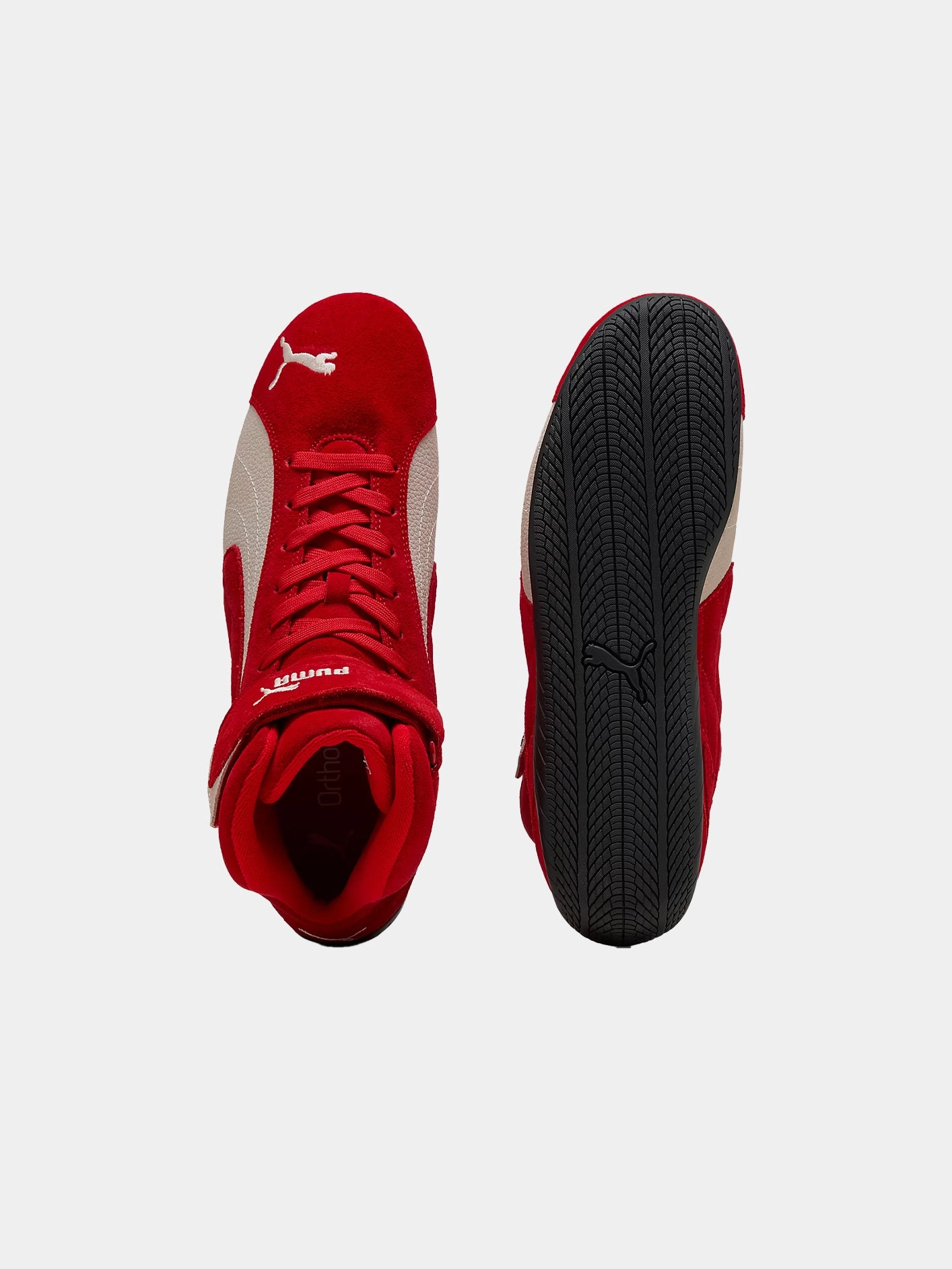 Superior Cushioning Speedcat Mid "For All Time Red/Warm White"