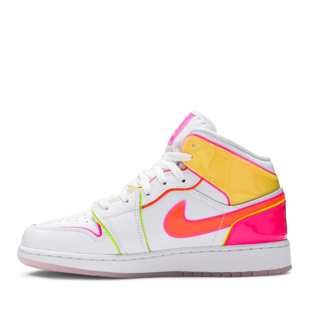 Supportive Lining NIKE AIR JORDAN1 MID GS EDGE GLOW