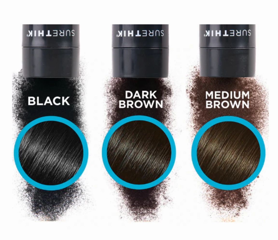 SureThik Hair Thickening Fibers Black 15g