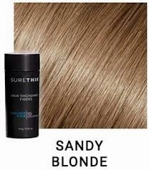 SureThik Hair Thickening Fibers Sandy Blonde