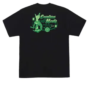 Sustainable Materials Creature Meat Grinder T-Shirt - Black Scissors
