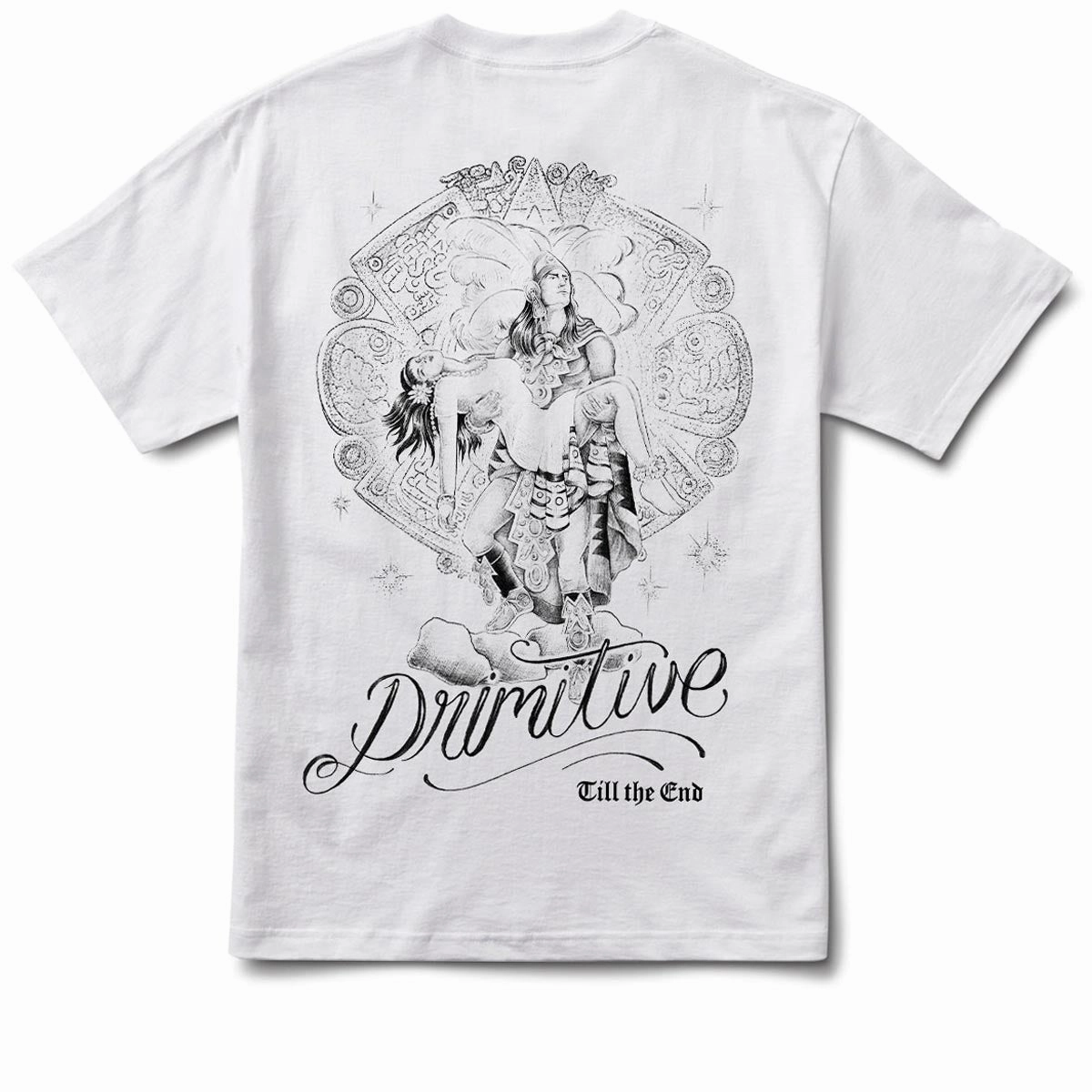 Sustainable Materials Primitive Warrior Heavyweight T-Shirt - White Beverages