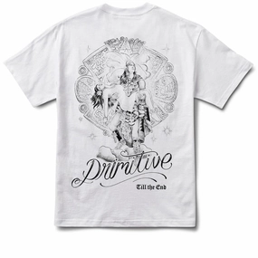 Sustainable Materials Primitive Warrior Heavyweight T-Shirt - White Beverages