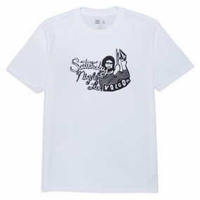 Sweaters Volcom SNL50 More Cowbell T-Shirt - White Paper Products