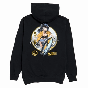 Swimwear Reel Happy Maguro Hoodie - Black Statues