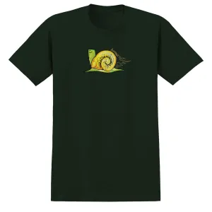 Tape Krooked Flame Snail T-Shirt - Forest All-Gender Fashion