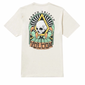 Tape Volcom Arched T-Shirt - Off White/Heather Tape