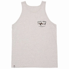 Textbooks Salty Crew Bruce Tank Top - Athletic Heather Statues