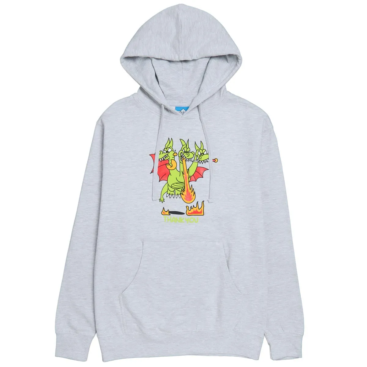 Thank You 3 Monsters Hoodie - Heather Grey TV Shows Business & Industrial
