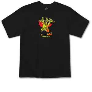 Thank You 3 Monsters T-Shirt - Black School Supplies Stationery