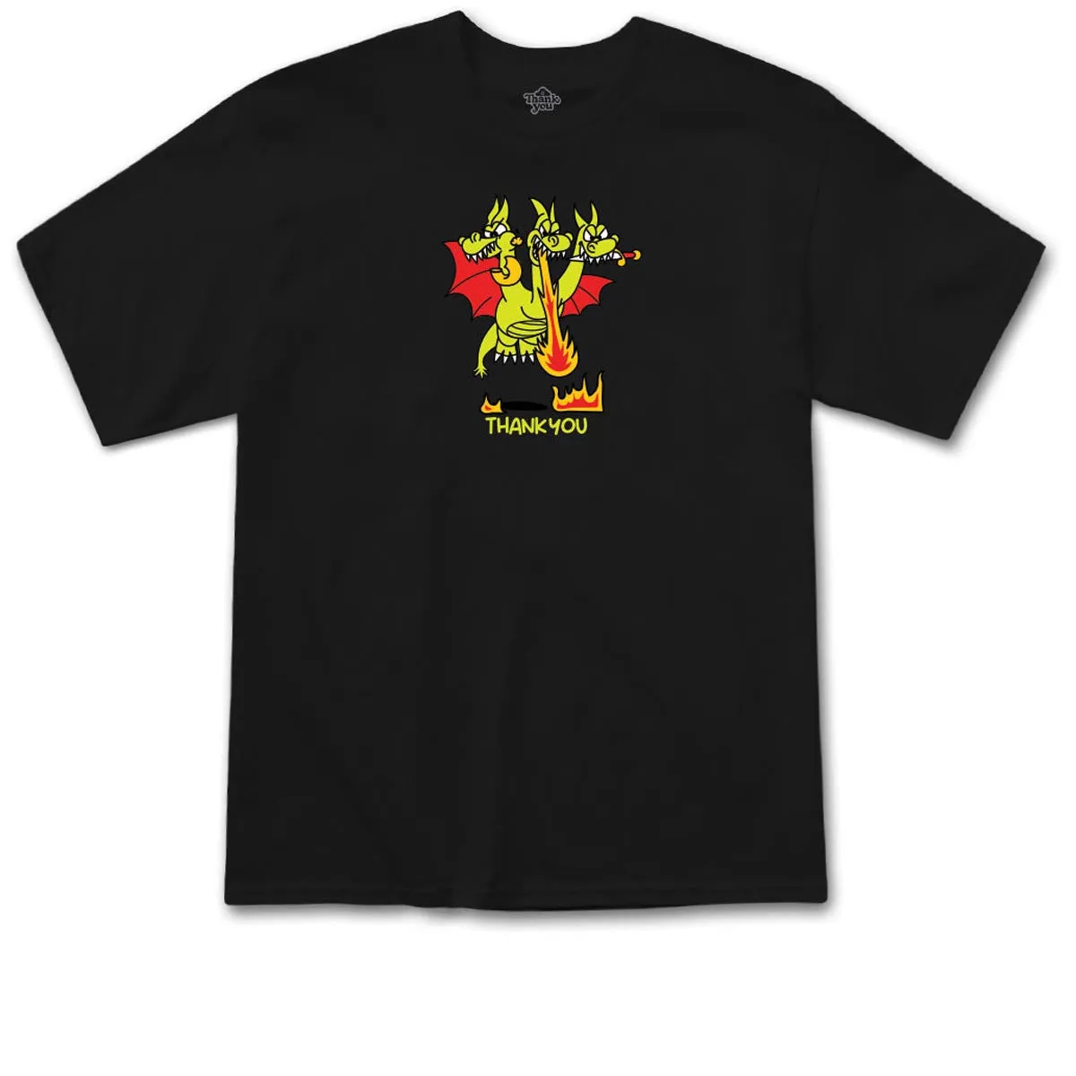 Thank You 3 Monsters T-Shirt - Black School Supplies Stationery
