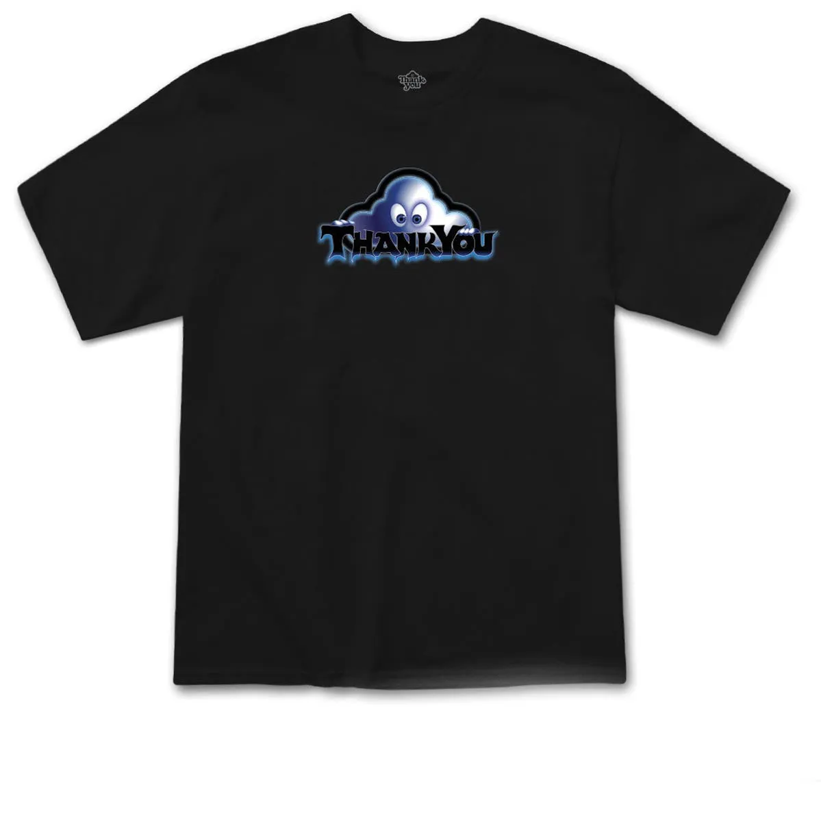 Thank You Ghosted T-Shirt - Black Safety Equipment Fit Guide