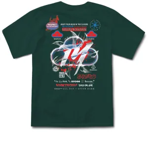 Thank You Intuition T-Shirt - Forest Green Athletic Footwear Automotive