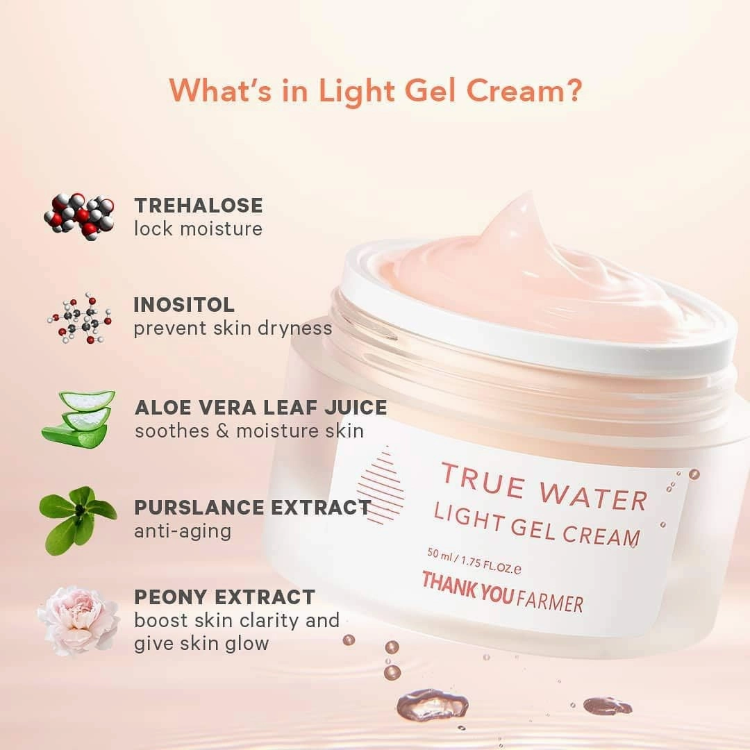 Thank You Farmer True Water Light Gel Cream