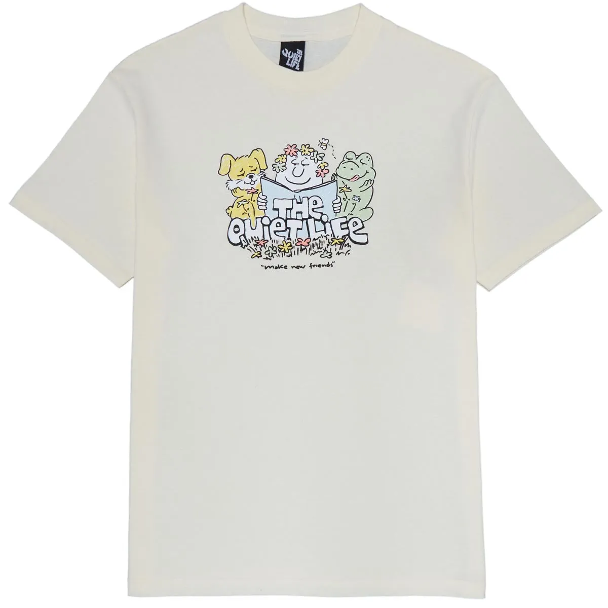 The Quiet Life Read Books T-Shirt - Cream Music Artists Banners