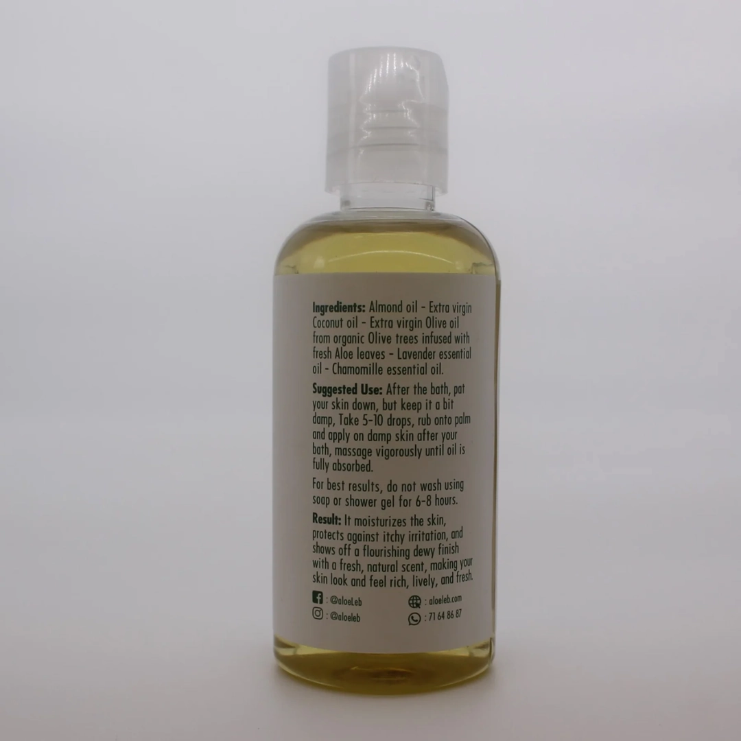 The AloeLab After-Bath Body Oil For Normal Skin 100ml