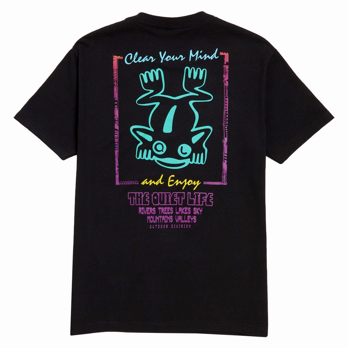 The Quiet Life Outdoor Division T-Shirt - Black Skin Care Conditioner