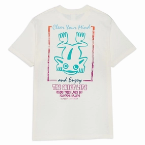 The Quiet Life Outdoor Division T-Shirt - Cream Shorts Party Wear