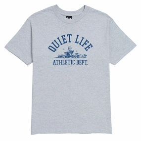 The Quiet Life Quiet Life Athletic Dept. T-Shirt - Heather Grey Costumes Backpacks