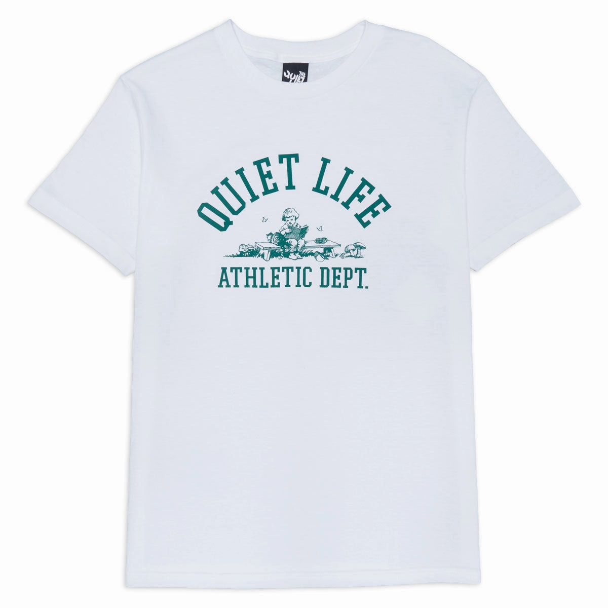 The Quiet Life Quiet Life Athletic Dept. T-Shirt - White Boat Accessories Footwear & Apparel