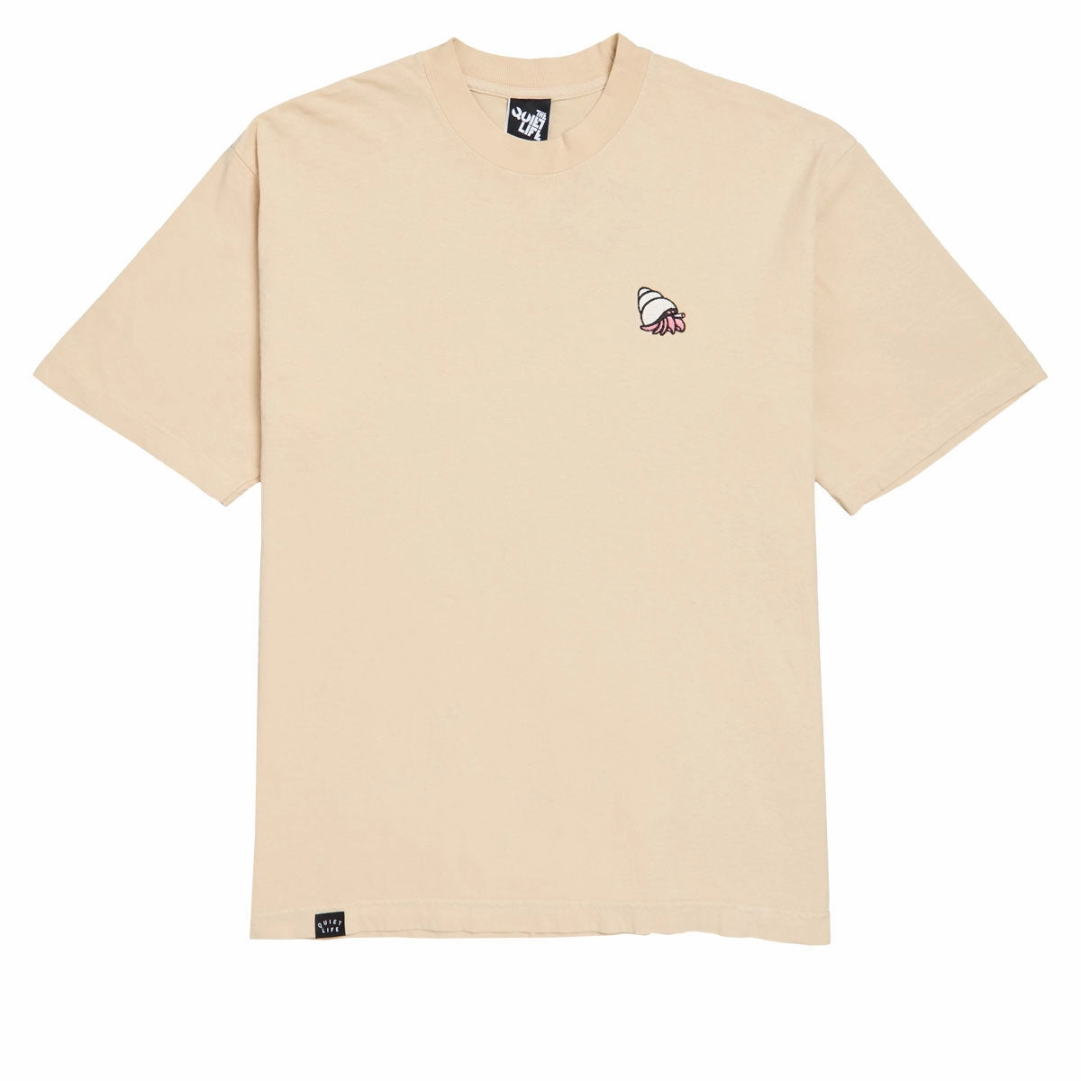 The Quiet Life Smoking Crab T-Shirt - Sand Sweaters Apparel & Footwear