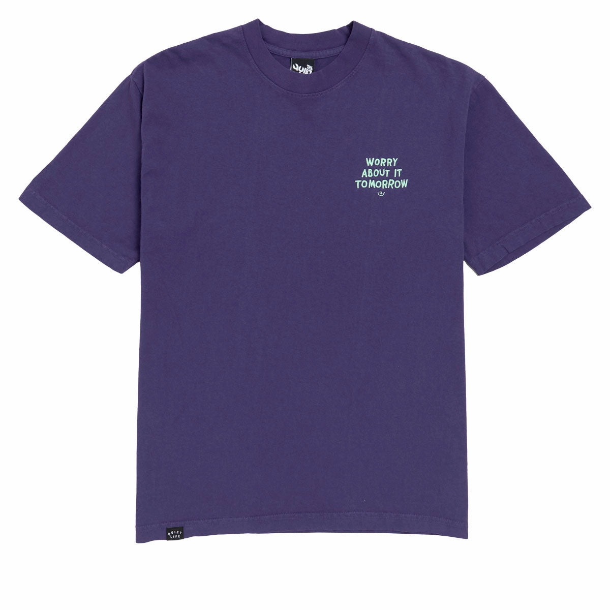 The Quiet Life Worry About It Tomorrow T-Shirt - Purple Cruise Ships Outfit Ideas