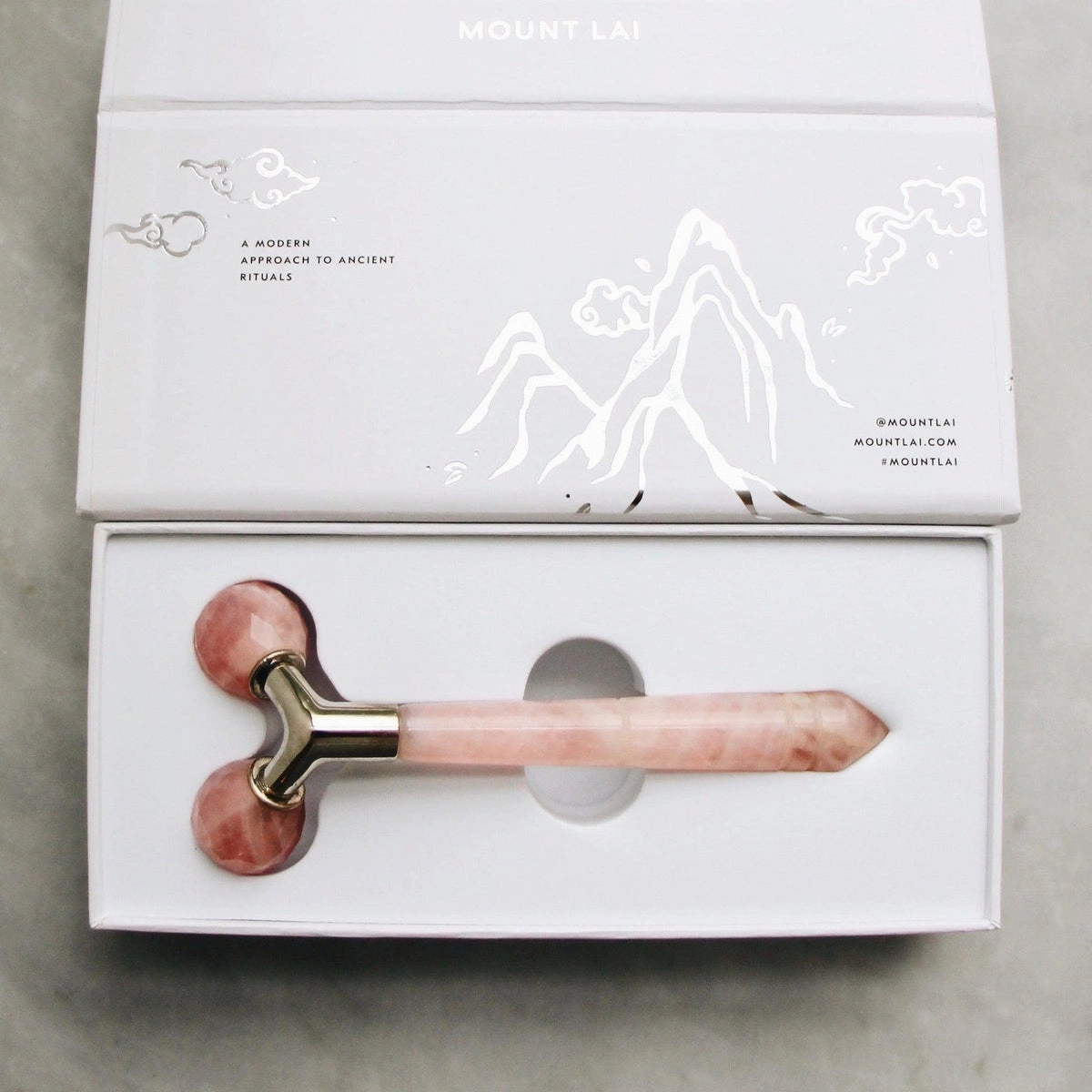 The Rose Quartz Tension Melting Massager for Face & Neck