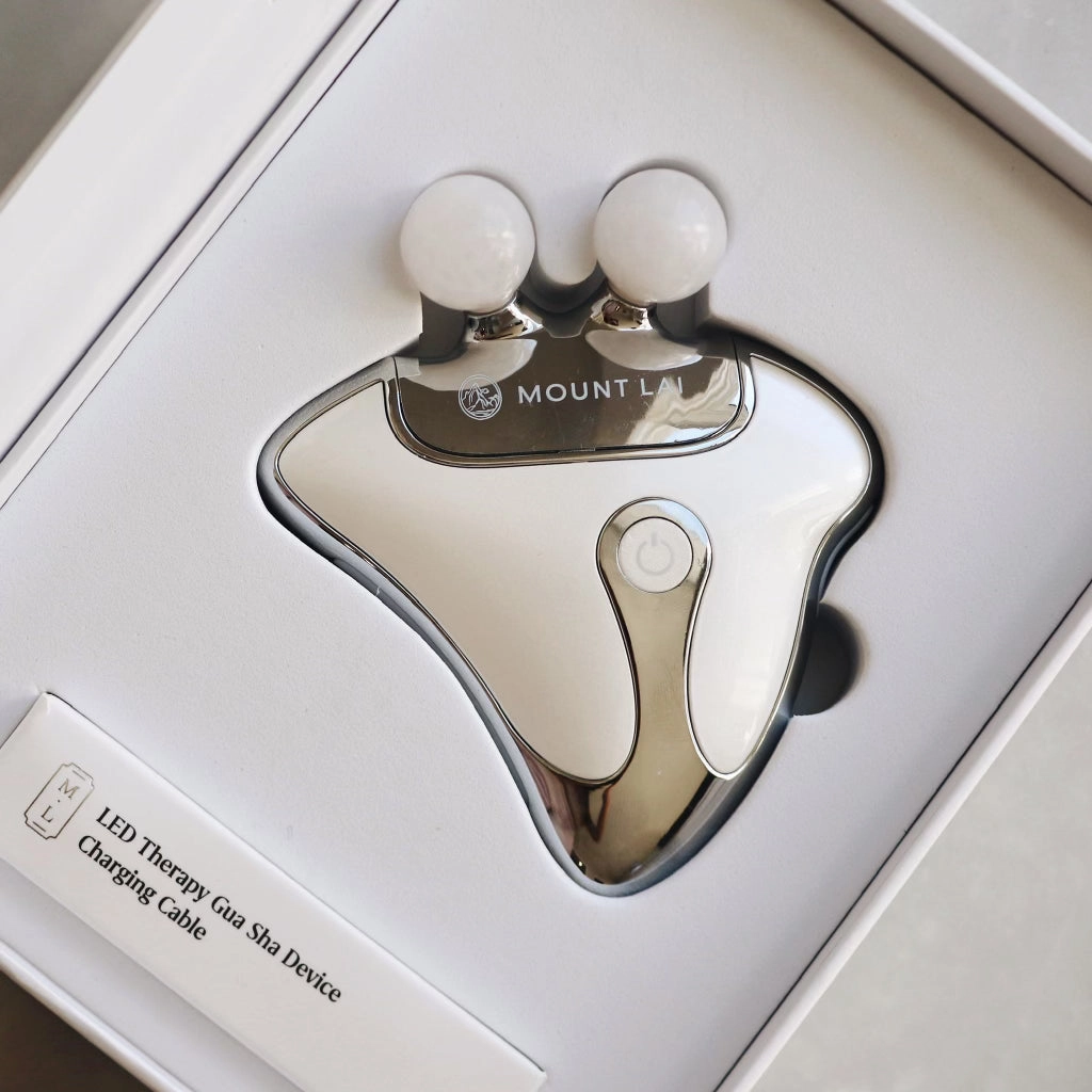 The Vitality Qi Led Gua Sha Device With Protective Pouch