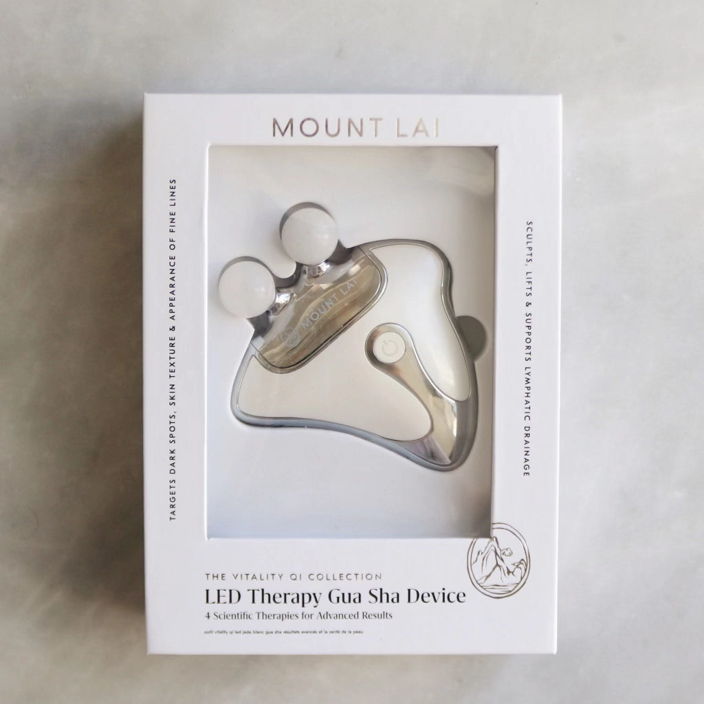 The Vitality Qi Led Gua Sha Device With Protective Pouch