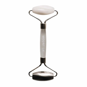 The Vitality Qi White Jade & Stainless Steel Dual Action Facial Roller