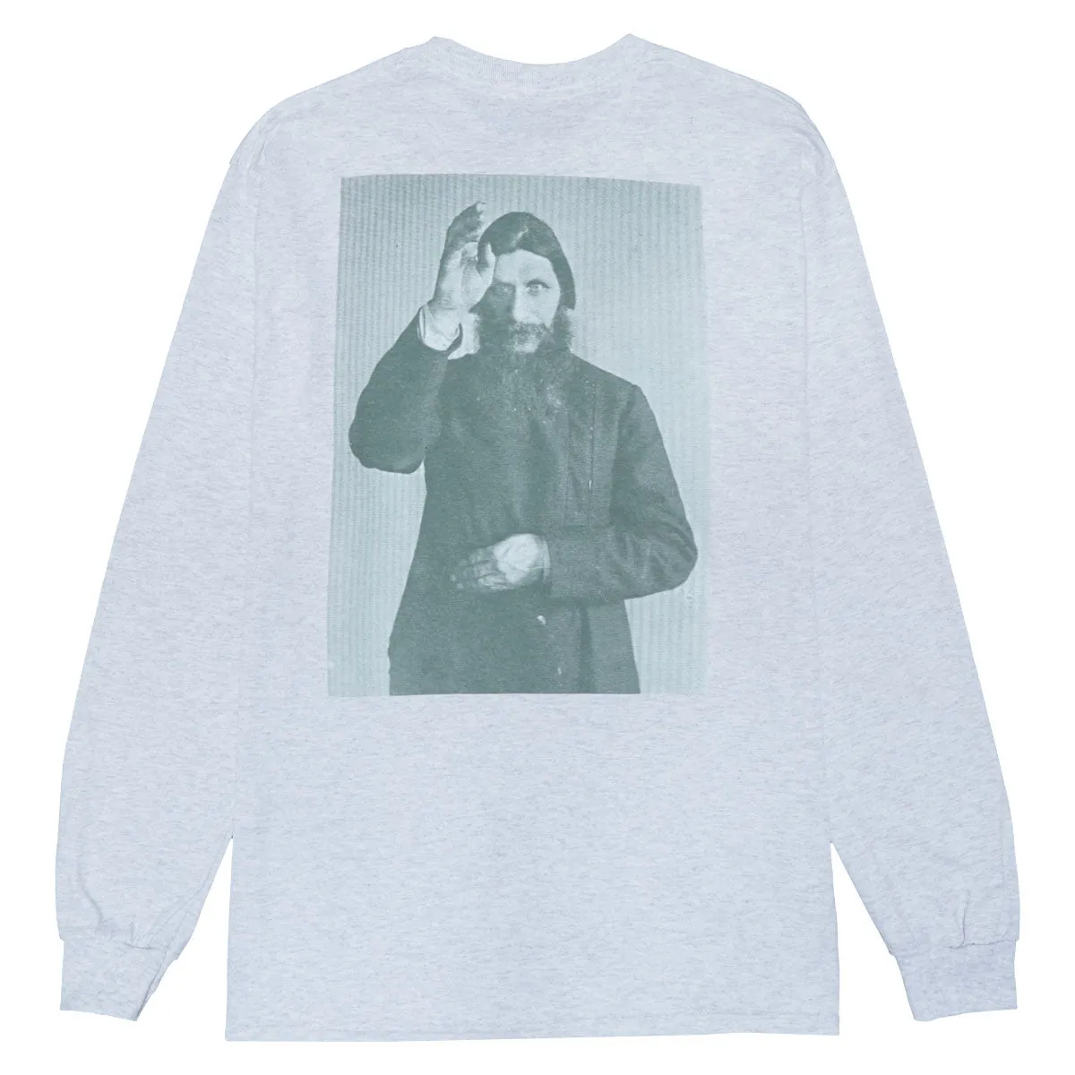 Theories Rasputin Long Sleeve T-Shirt - Ash Grey Concerts Invitations