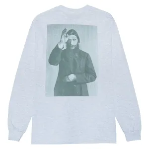 Theories Rasputin Long Sleeve T-Shirt - Ash Grey Concerts Invitations
