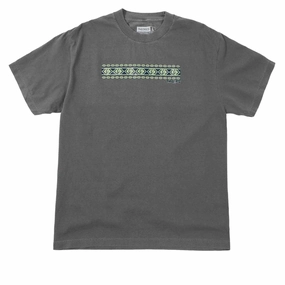 Theories Easter Island Vacation Garment Dyed T-Shirt - Washed Black Hats Tops