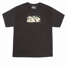 Theories Fixate T-Shirt - Black Kitchenware Stamps