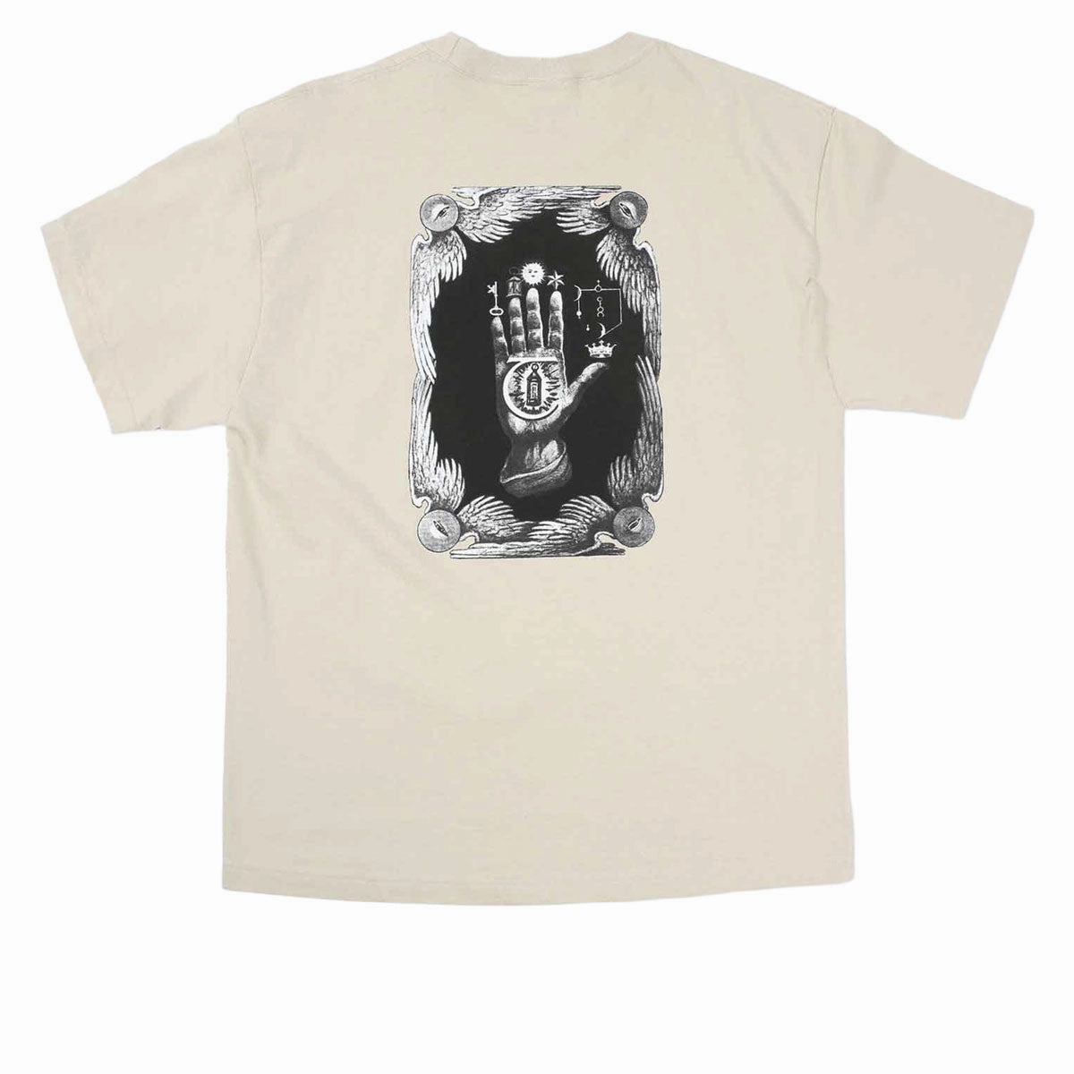 Theories Hand Of Theories T-Shirt - Sand Invitations Smartphones