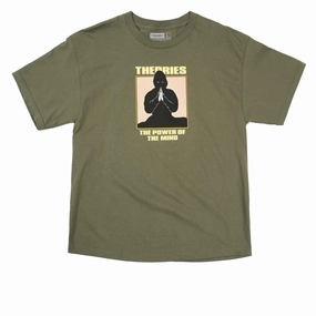 Theories Power Of The Mind T-Shirt - Olive Paper Pet Clothes