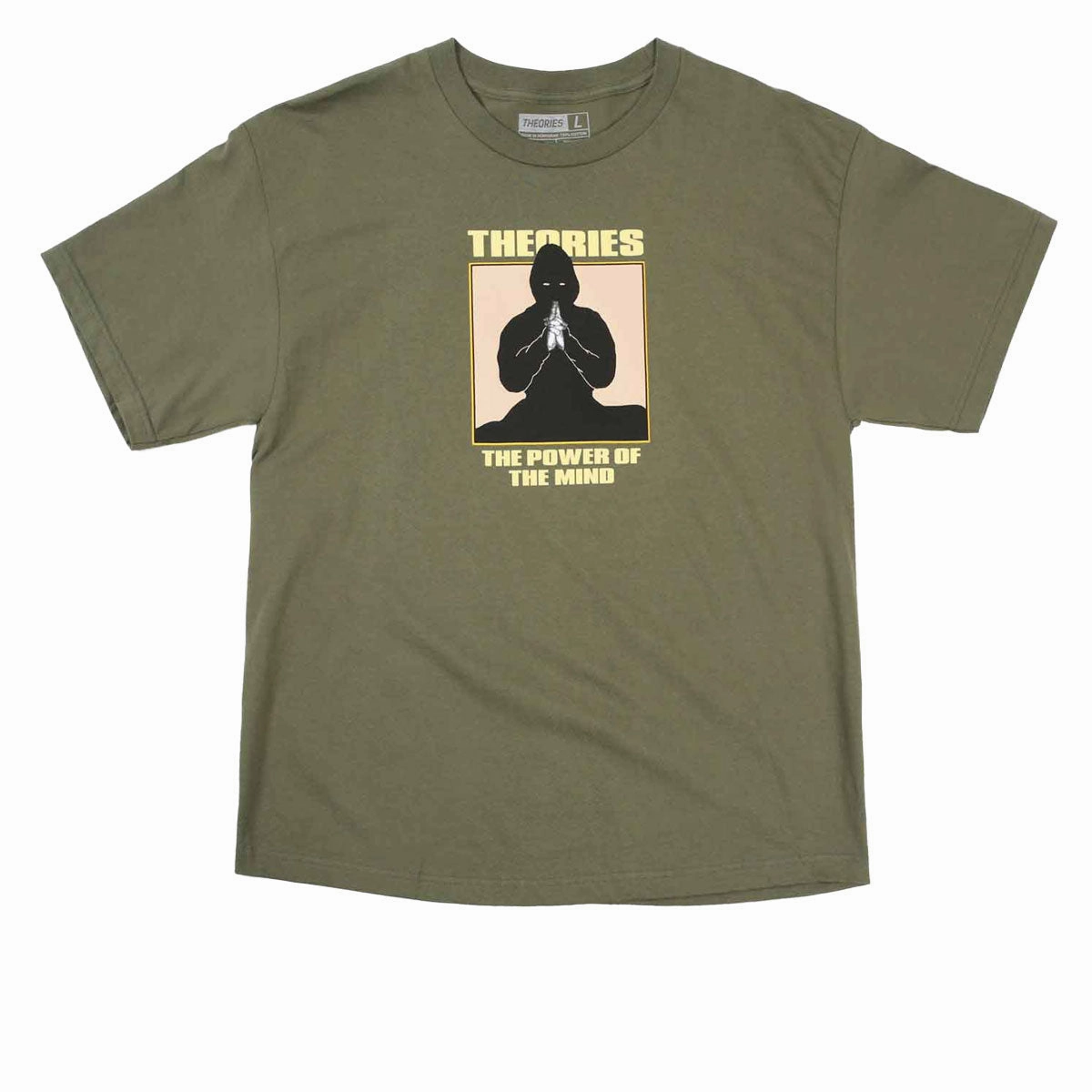 Theories Power Of The Mind T-Shirt - Olive Paper Pet Clothes