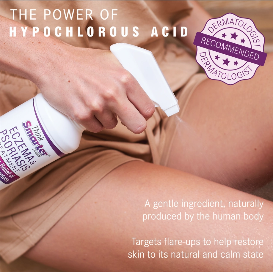 Think Smarter Products Eczema & Psoriasis Therapy with Hypochlorous Acid