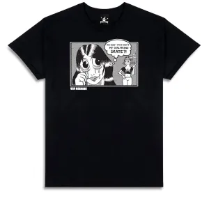 Thrasher x Toy Machine Girlfriend T-Shirt - Black Groceries Video Games