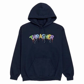 Thrasher Balloons Hoodie - Navy Craft Materials Free Shipping