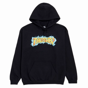 Thrasher Graff Hoodie - Black Paper Products Paper Products