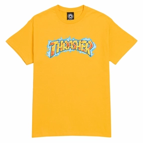 Thrasher Graff T-Shirt - Gold Baby Clothes Comfortable Essentials