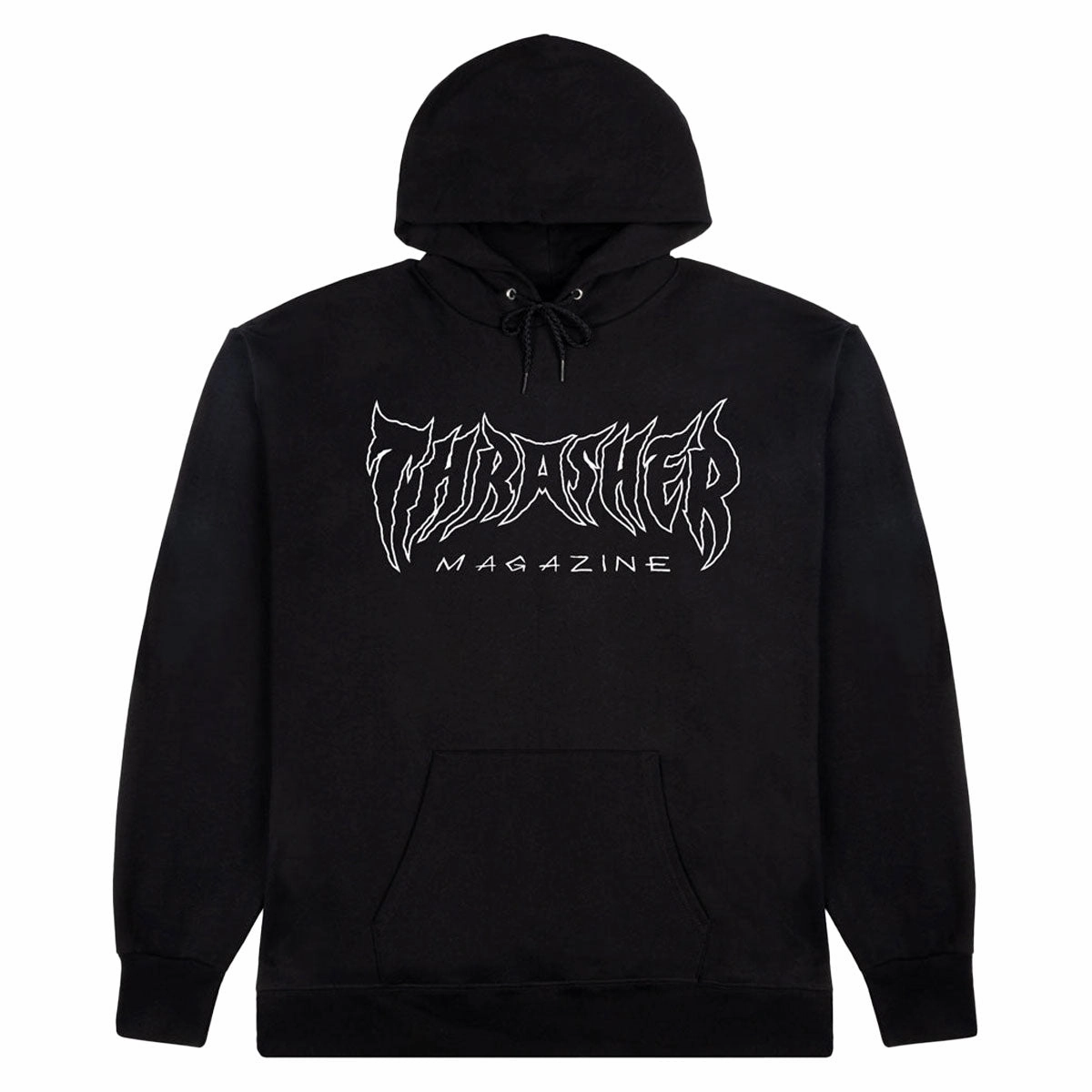 Thrasher Metal Hoodie - Black Plants Nails