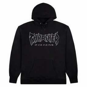 Thrasher Metal Hoodie - Black Plants Nails