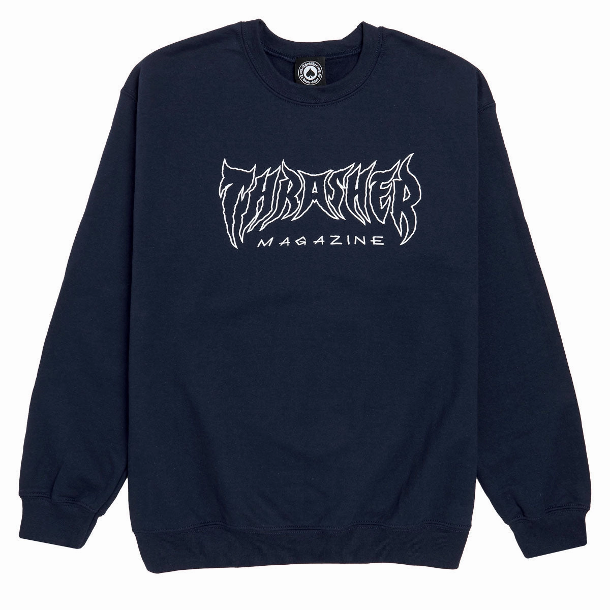 Thrasher Metal Sweatshirt - Navy Health & Fitness Vinyl Records