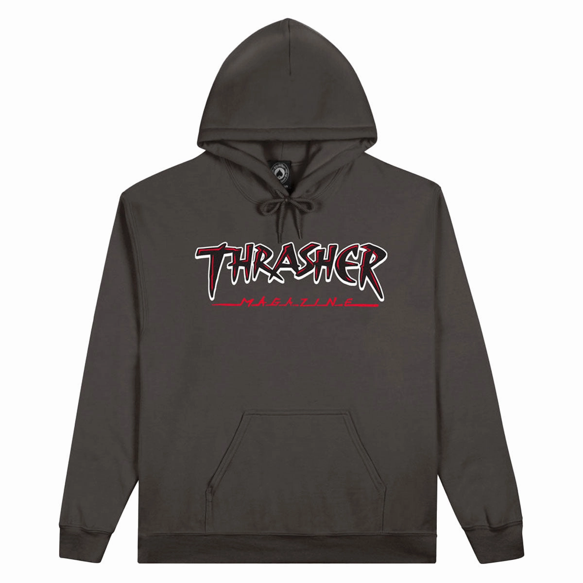 Thrasher Slash Hoodie - Charcoal Flags Formal Wear