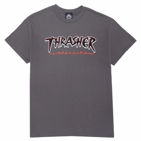 Thrasher Slash T-Shirt - Charcoal Health Monitors Paper Products