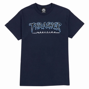 Thrasher Slash T-Shirt - Navy Gardening Tools Towels